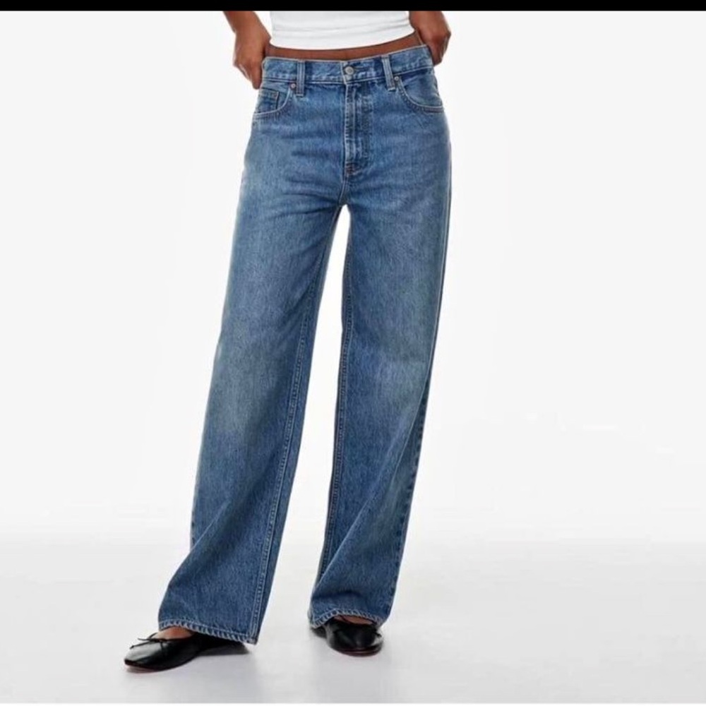 Denim Forum The 90s Lo-Rise Baggy Wide Jean